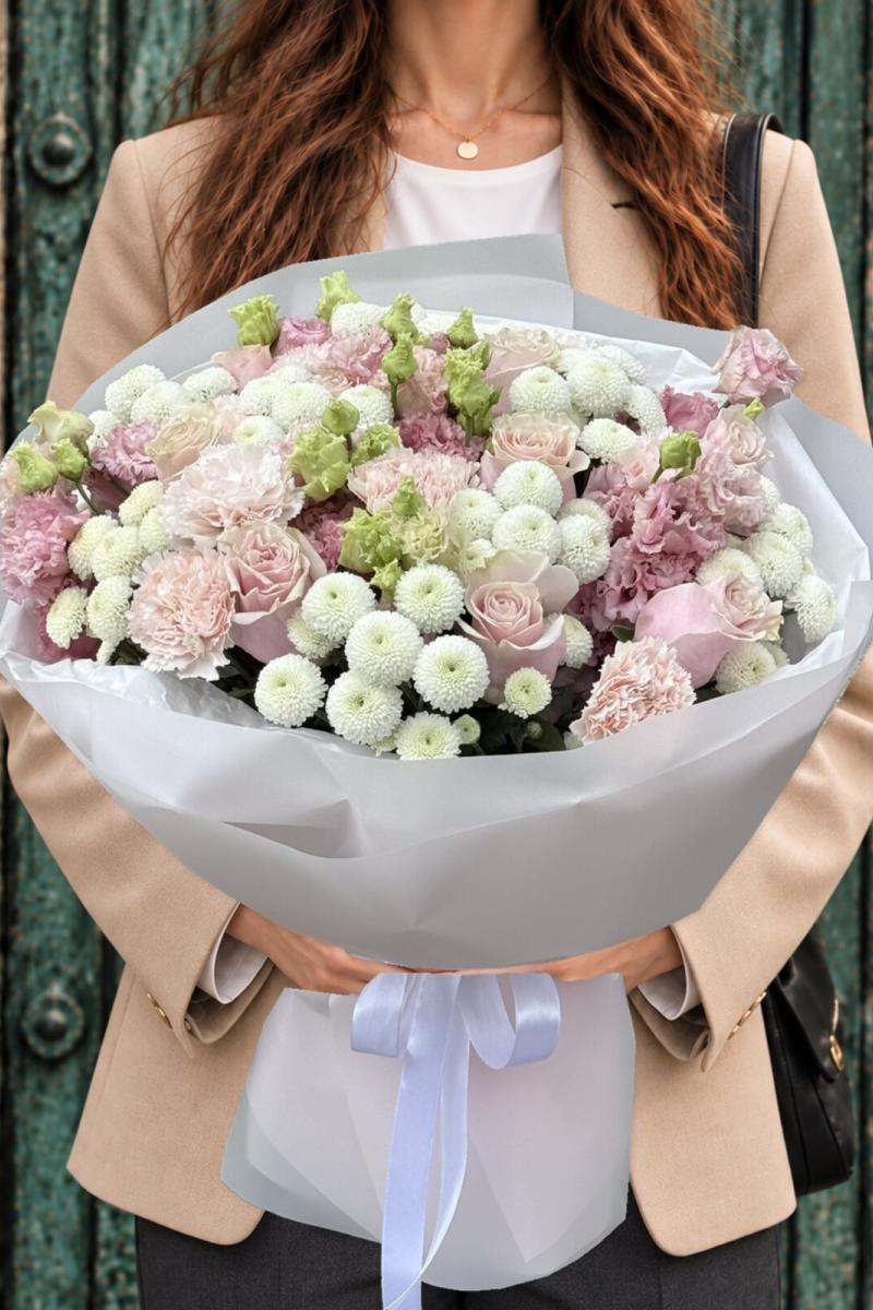 Didelė pastelinė puokštė